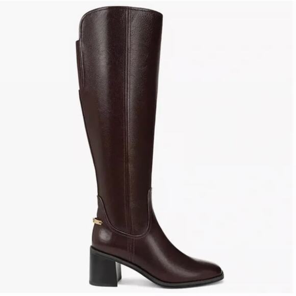 NEW Naturalizer 27 Edit Edda Wide Calf Boot in Dark Brown Size 7 - Picture 1 of 7